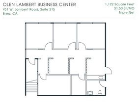 451 W Lambert Rd, Brea, CA for lease Floor Plan- Image 1 of 1