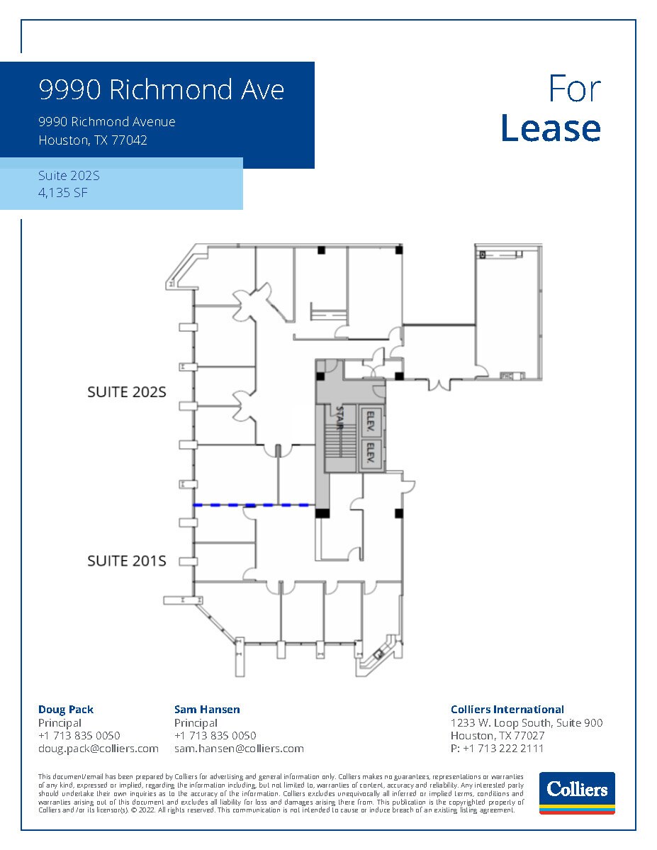 9990 Richmond Ave, Houston, TX for lease Floor Plan- Image 1 of 1