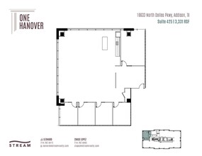 16633 N Dallas Pky, Addison, TX à louer Plan d  tage- Image 1 de 1