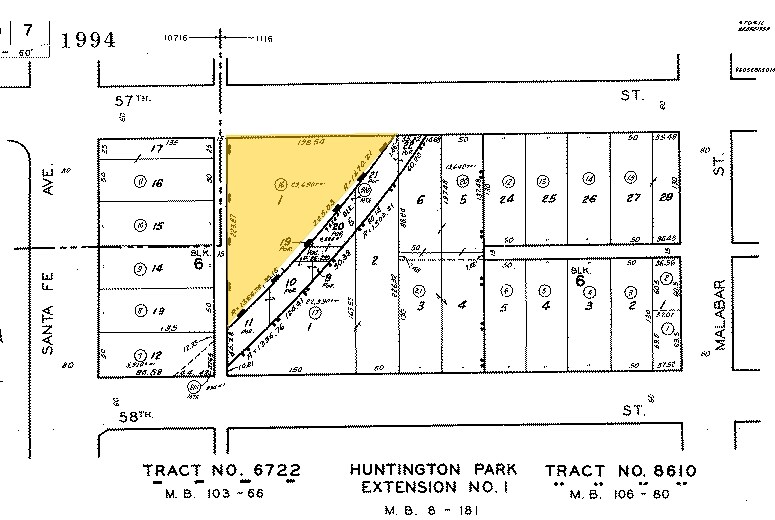 2412 E 57th St, Vernon, CA à louer - Plan cadastral - Image 2 de 2