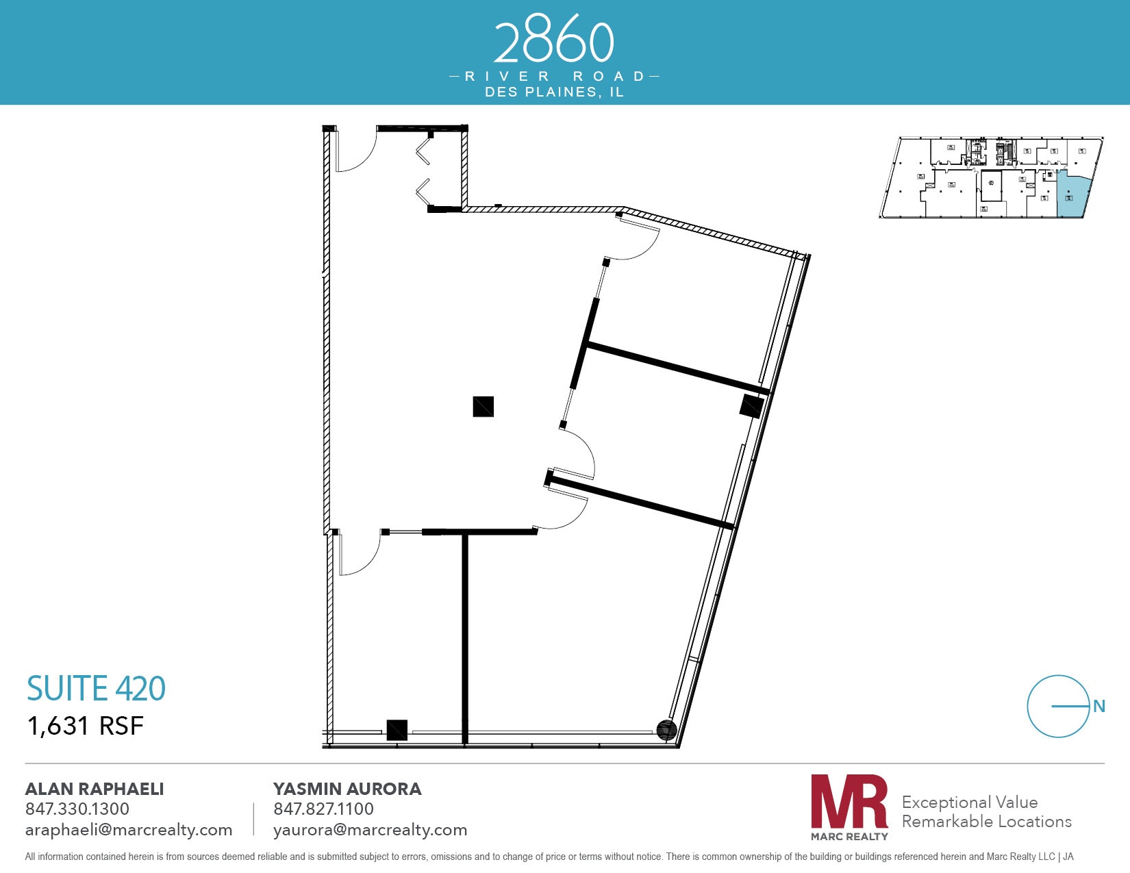 2860 S River Rd, Des Plaines, IL for lease Interior Photo- Image 1 of 1