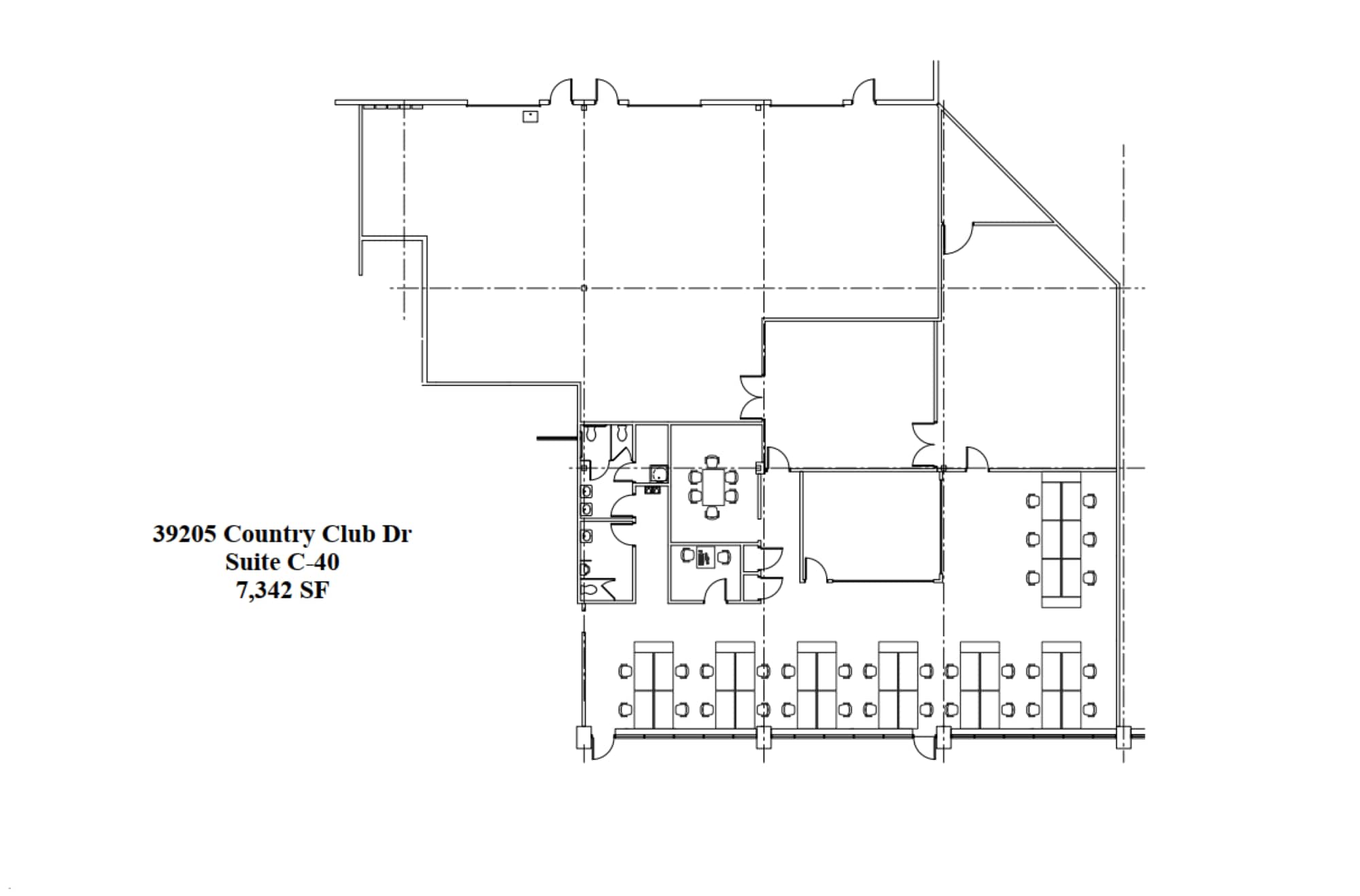 39205 Country Club Dr, Farmington Hills, MI à louer Plan d’étage- Image 1 de 2