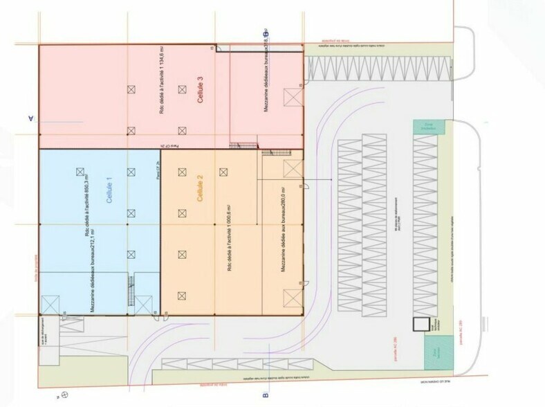Flex in Persan for sale - Site Plan - Image 3 of 5