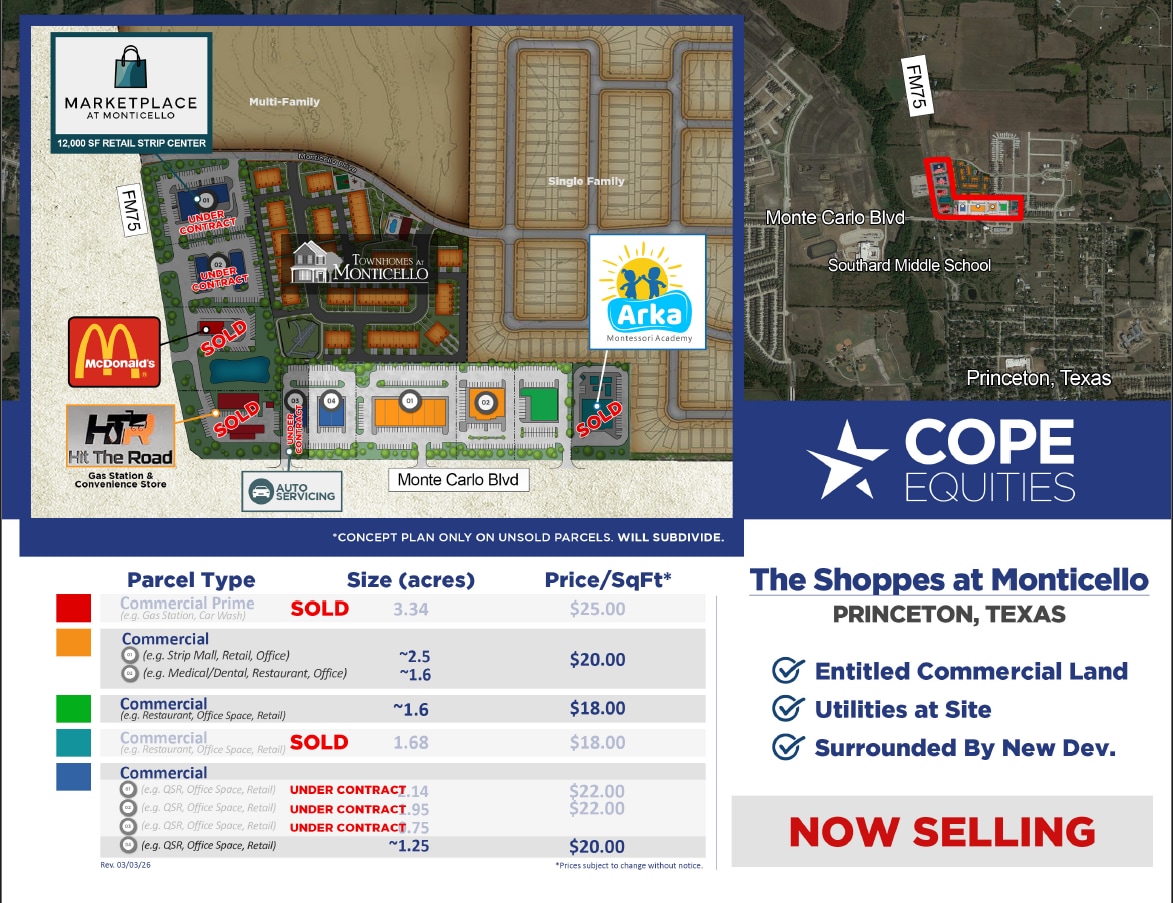 E.Monte Carlo & Longneck Rd, Princeton, TX for sale Primary Photo- Image 1 of 11