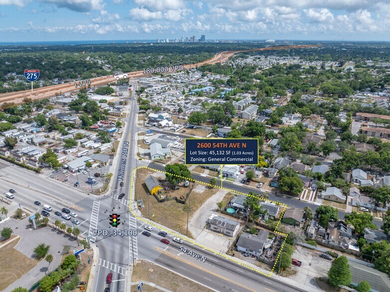2600 54th Ave N, Saint Petersburg, FL à vendre - Aérien - Image 3 de 6