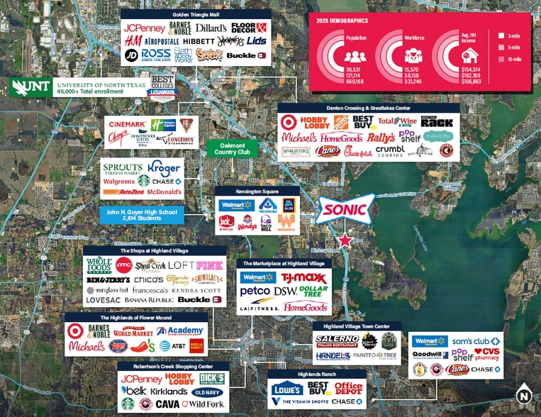 101 Main St, Lake Dallas, TX à vendre - Photo du bâtiment - Image 2 de 3