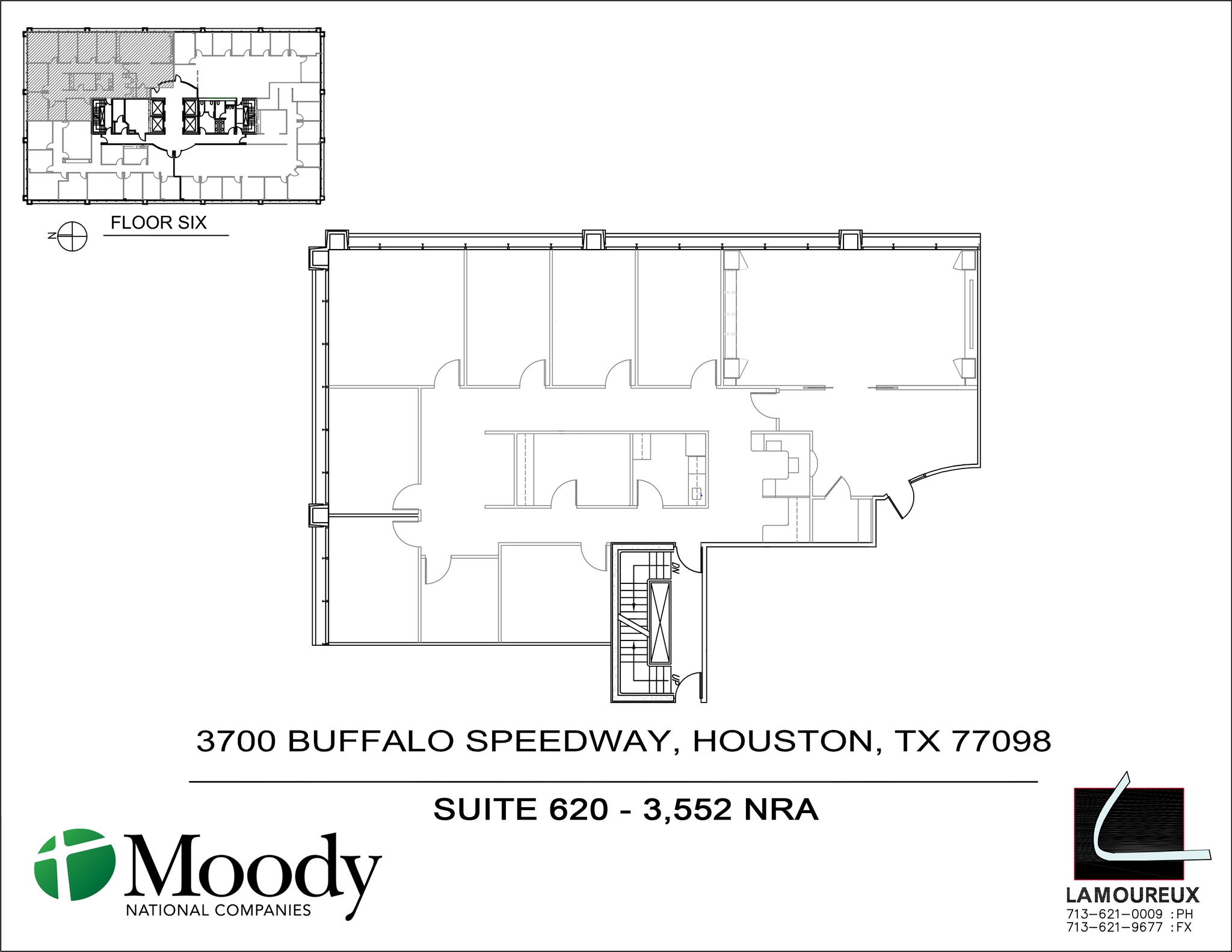 3700 Buffalo Speedway, Houston, TX for lease Floor Plan- Image 1 of 1