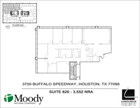 3700 Buffalo Speedway, Houston, TX for lease Floor Plan- Image 1 of 1