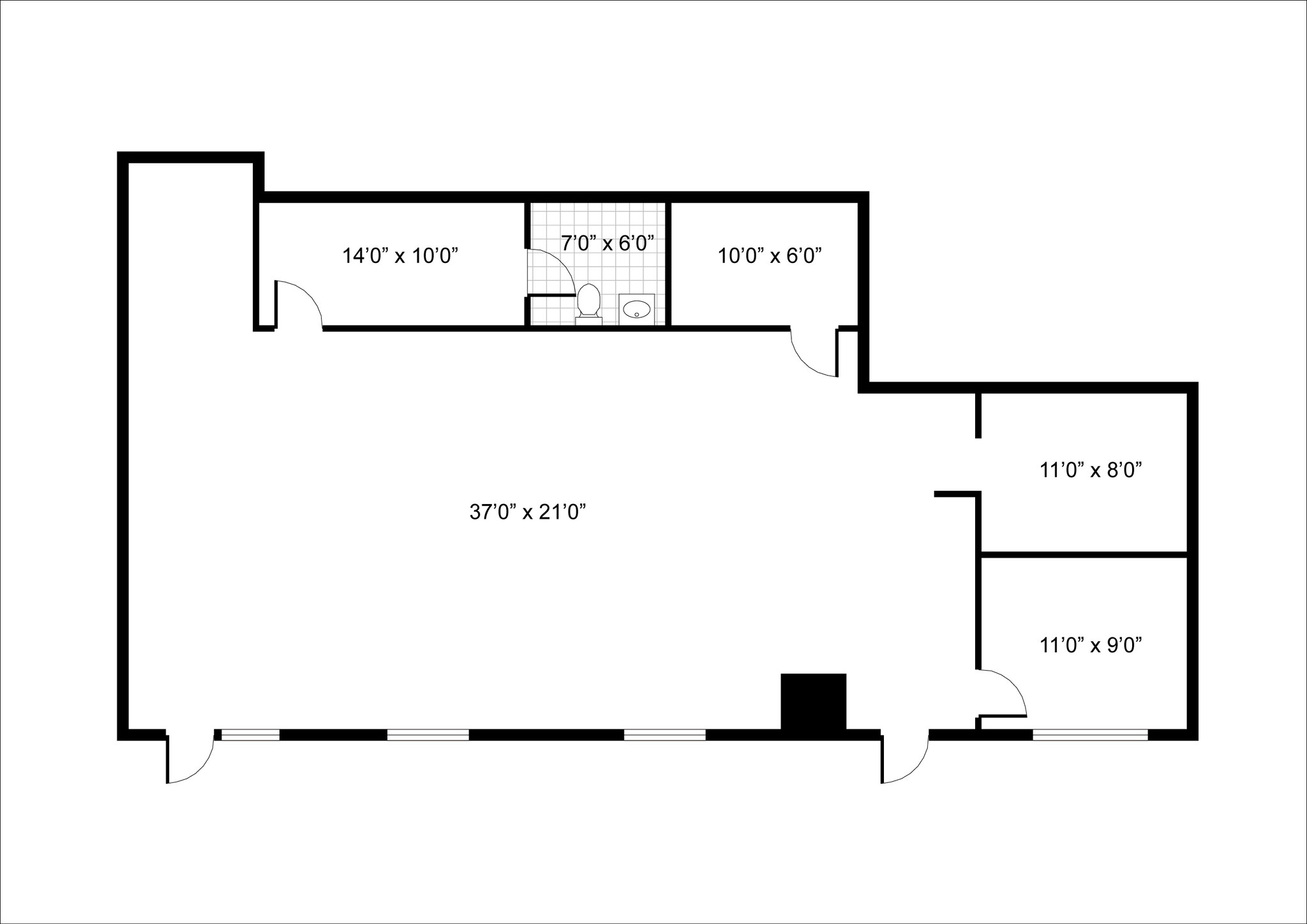 3890 Sedgwick Ave, Bronx, NY à louer Plan d’étage- Image 1 de 1