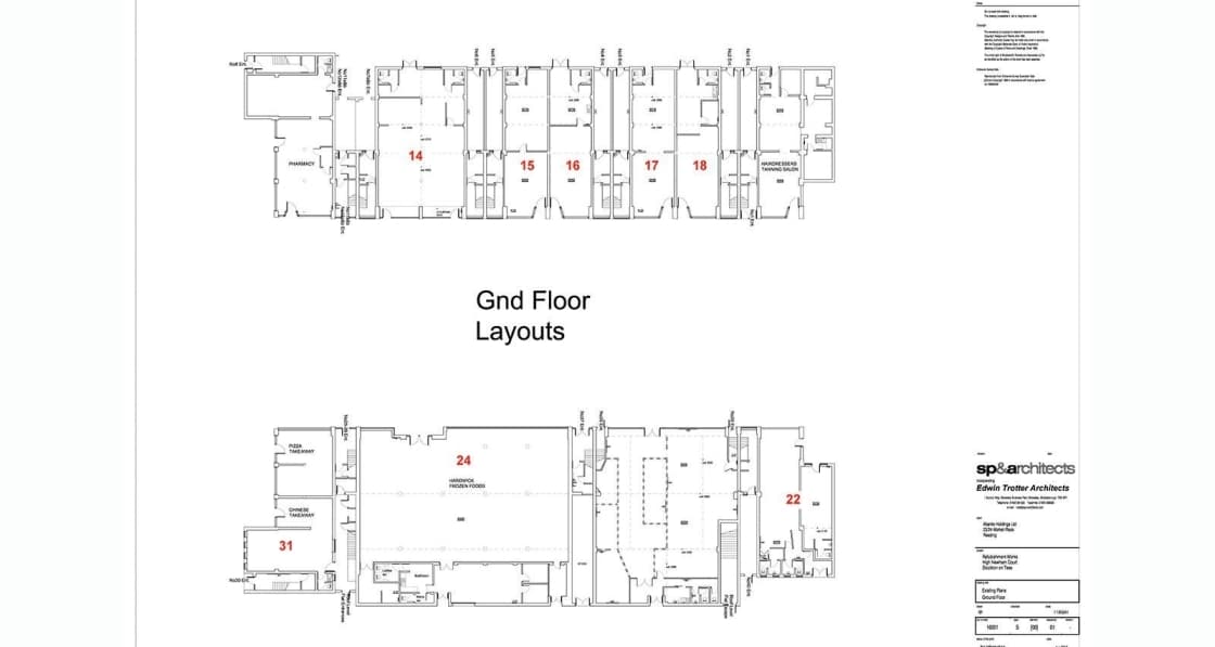 3-20 High Newham Ct, Stockton On Tees, RCC TS19 8PD - Unité 18 -  - Plan d’étage - Image 1 of 1