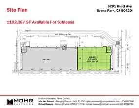 6201-6251 Knott Ave, Buena Park, CA for lease Site Plan- Image 1 of 1
