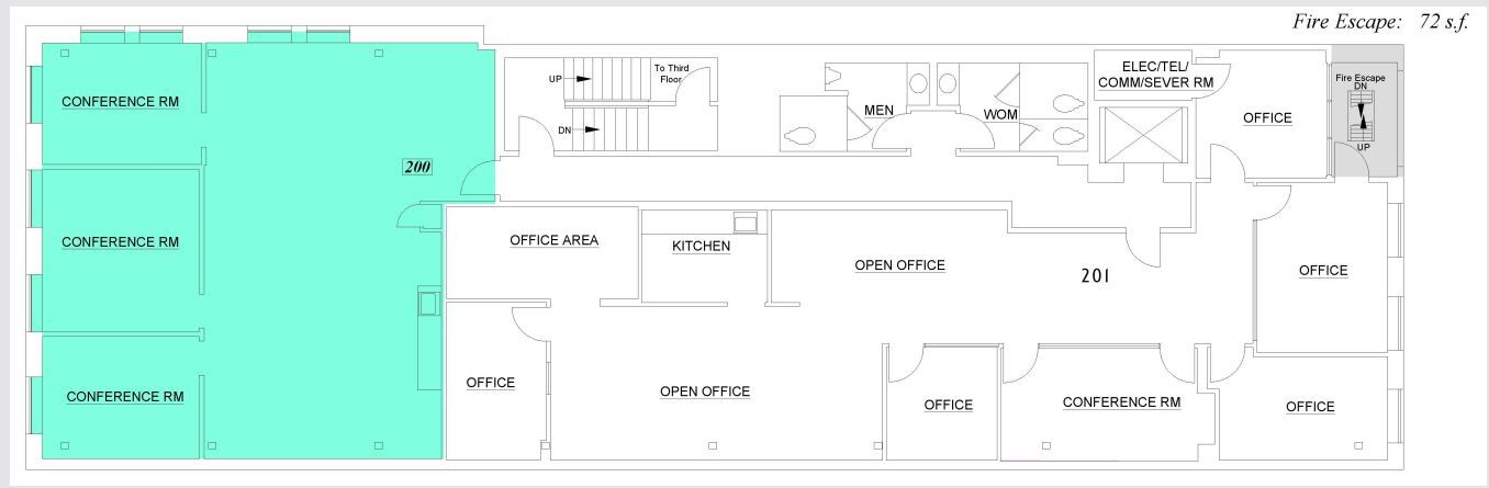 847 Sansome St, San Francisco, CA à louer Plan d’étage- Image 1 de 3