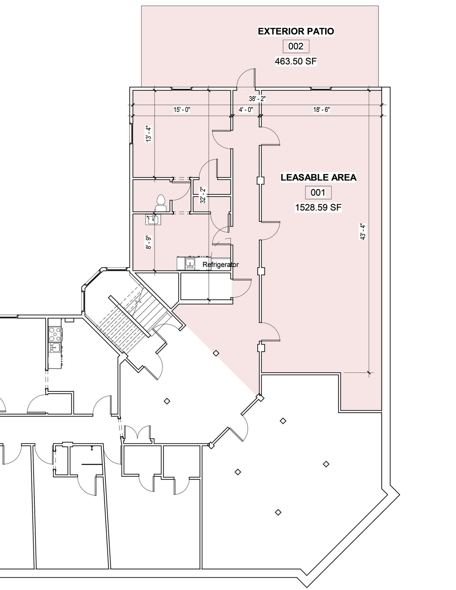301 E Chestnut St, Asheville, NC à louer Plan d’étage- Image 1 de 1