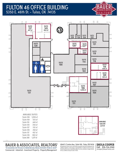 5350 E 46th St, Tulsa, OK for lease - Site Plan - Image 3 of 13