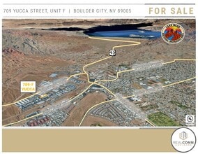 709 Yucca St, Boulder City, NV - Aérien  Vue de la carte