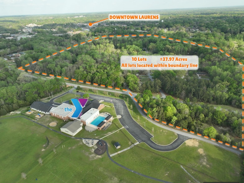 Overbrook Dr, Laurens, SC for sale - Aerial - Image 2 of 17