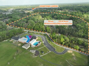 Overbrook Dr, Laurens, SC - AERIAL  map view - Image1