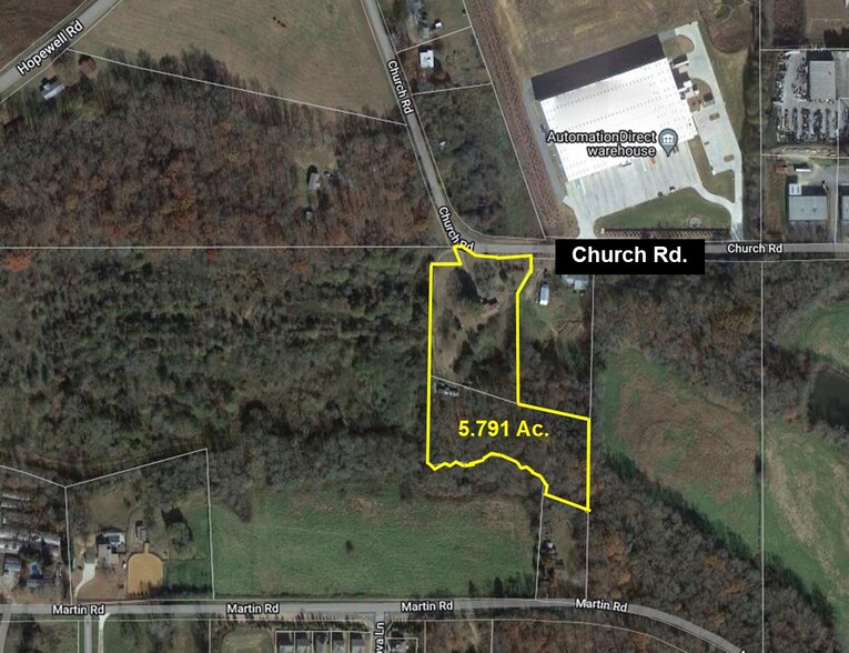 4450 Church Rd, Cumming, GA for sale - Aerial - Image 1 of 5