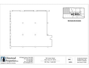 180 Varick St, New York, NY à louer Plan d’étage- Image 1 de 1