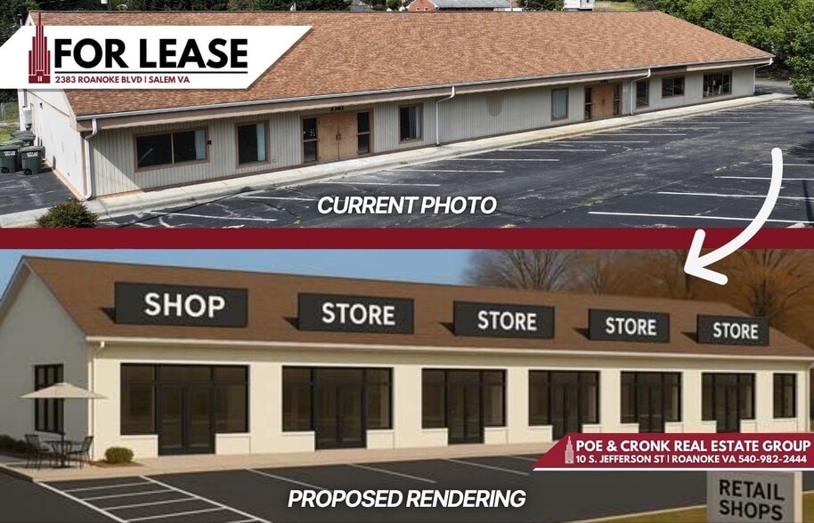 2383 Roanoke Blvd, Salem, VA for lease - Building Photo - Image 1 of 6