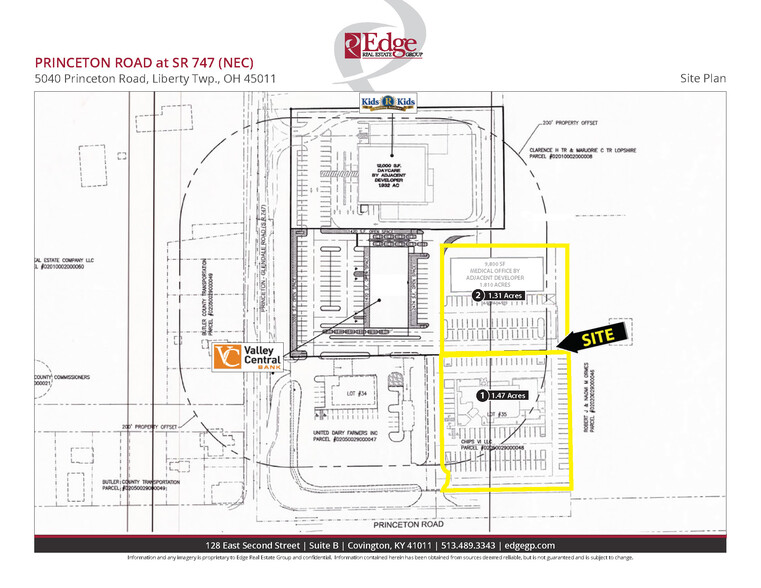 5040 Princeton Rd, Hamilton, OH à louer - Plan de site - Image 3 de 5