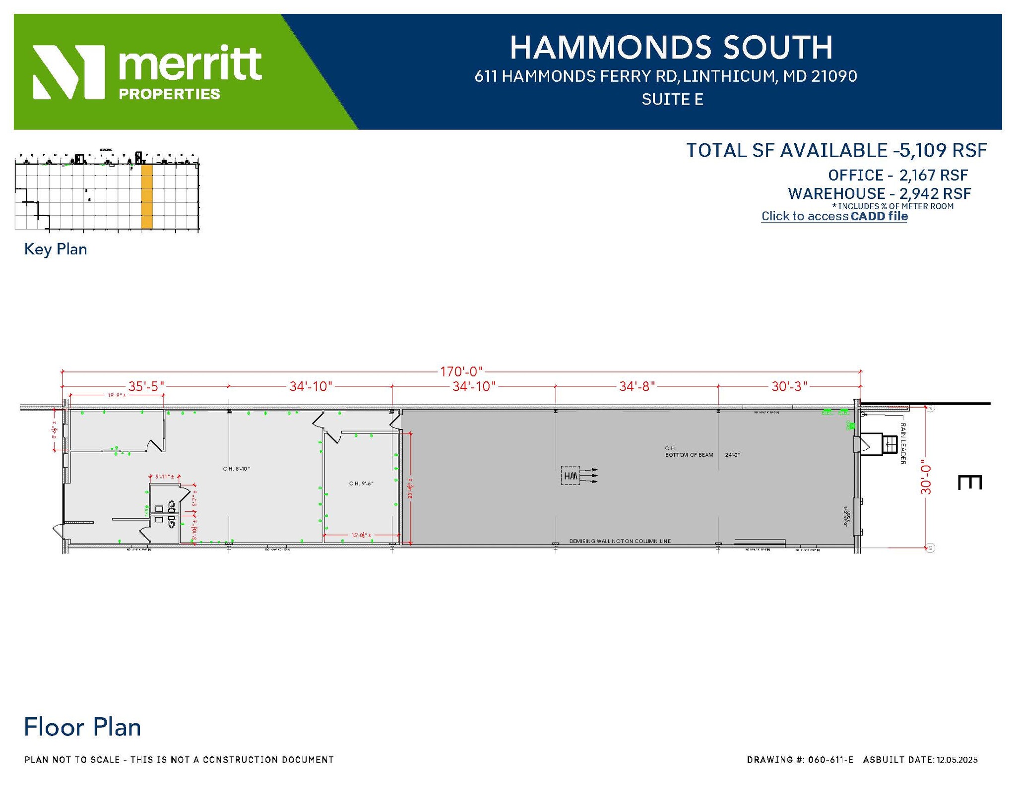 611 Hammonds Ferry Rd, Linthicum, MD à louer Plan d’étage- Image 1 de 1
