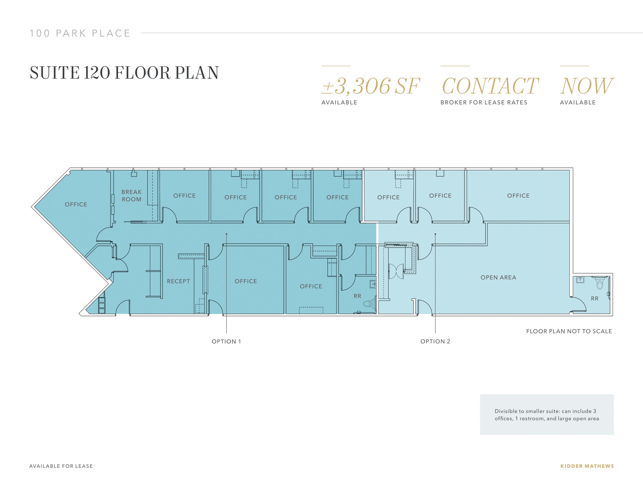 100 Park Pl, San Ramon, CA à louer Plan d’étage- Image 1 de 1