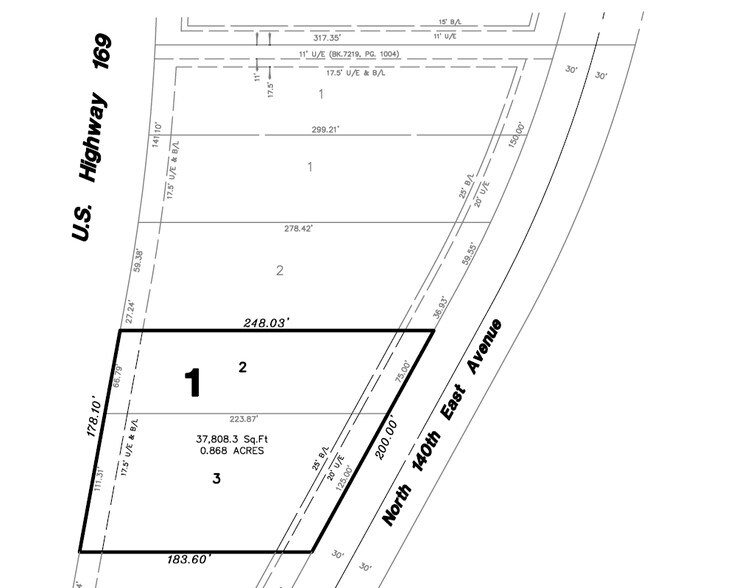11440 N 140th Ave, Owasso, OK à vendre - Plan cadastral - Image 2 de 2