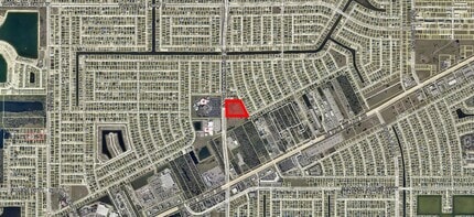 365 Santa Barbara Blvd N, Cape Coral, FL - AERIAL map view