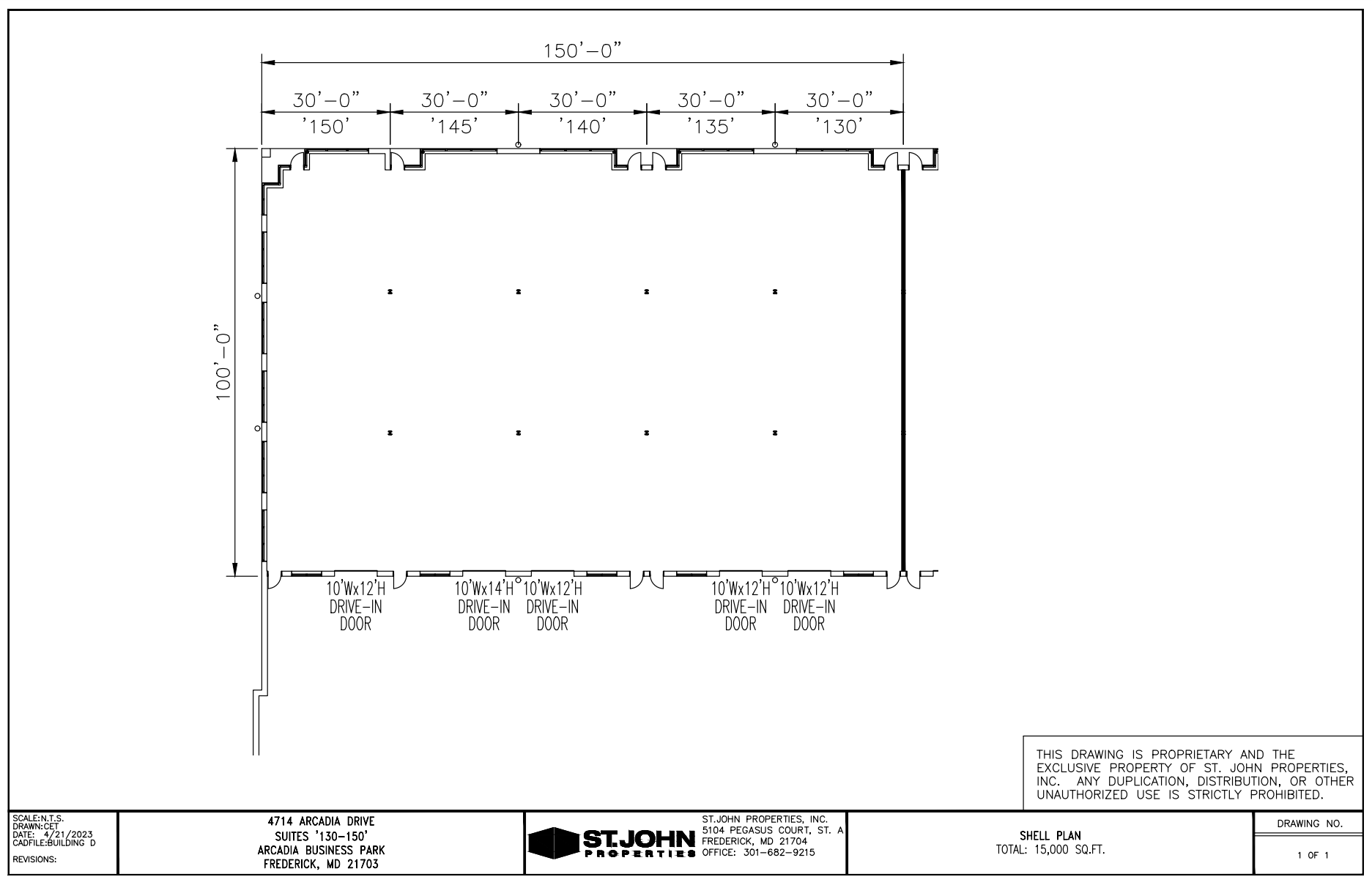 4714 Arcadia Dr, Frederick, MD à louer Plan d  tage- Image 1 de 1