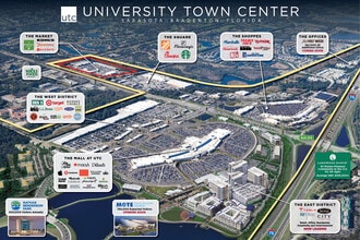 5205-5275 University Pky, University Park, FL - AERIAL  map view