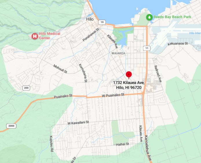 1732 Kilauea Avenue, Hilo, HI à louer - Aérien - Image 2 de 4