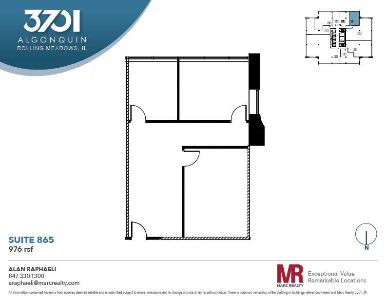 3701 Algonquin Rd, Rolling Meadows, IL for lease Floor Plan- Image 1 of 1