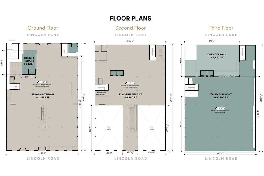 701 Lincoln Rd, Miami Beach, FL for lease - Floor Plan - Image 2 of 3