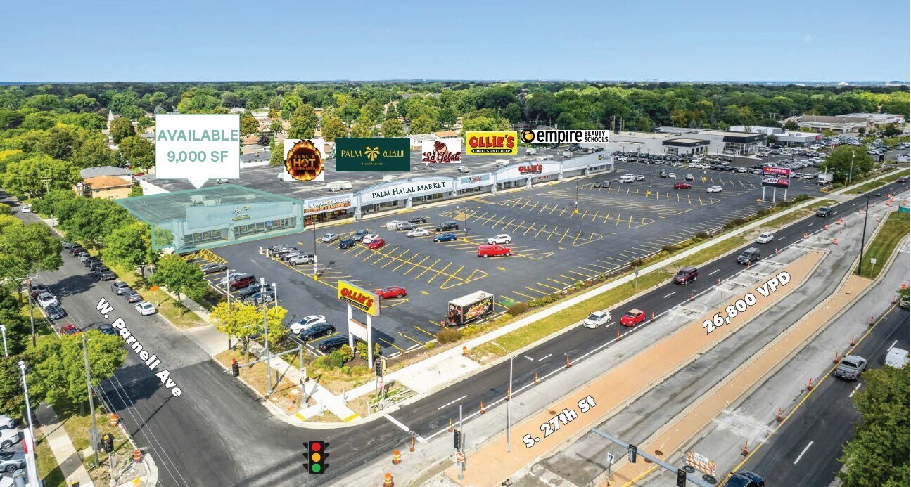 5661-5679 S 27th St, Milwaukee, WI for lease Aerial- Image 1 of 10