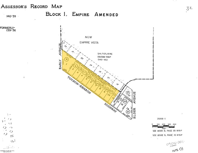 5500 Block of E Benson Hwy, Tucson, AZ à vendre - Plan cadastral - Image 2 de 4