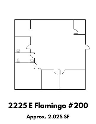 Plus de détails pour 2225 E Flamingo Rd, Las Vegas, NV - Bureau, Bureau/Médical à louer