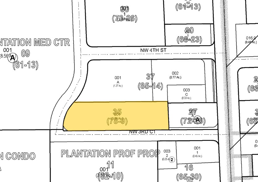 4101 NW 3rd Ct, Plantation, FL à louer - Plan cadastral - Image 2 de 65