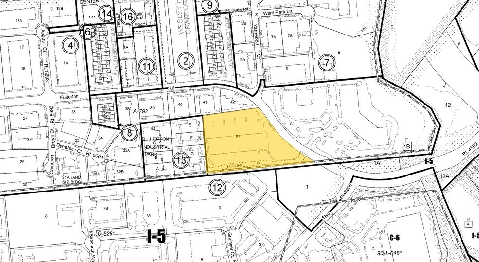 7401 Fullerton Rd, Springfield, VA à louer - Plan cadastral - Image 2 de 4
