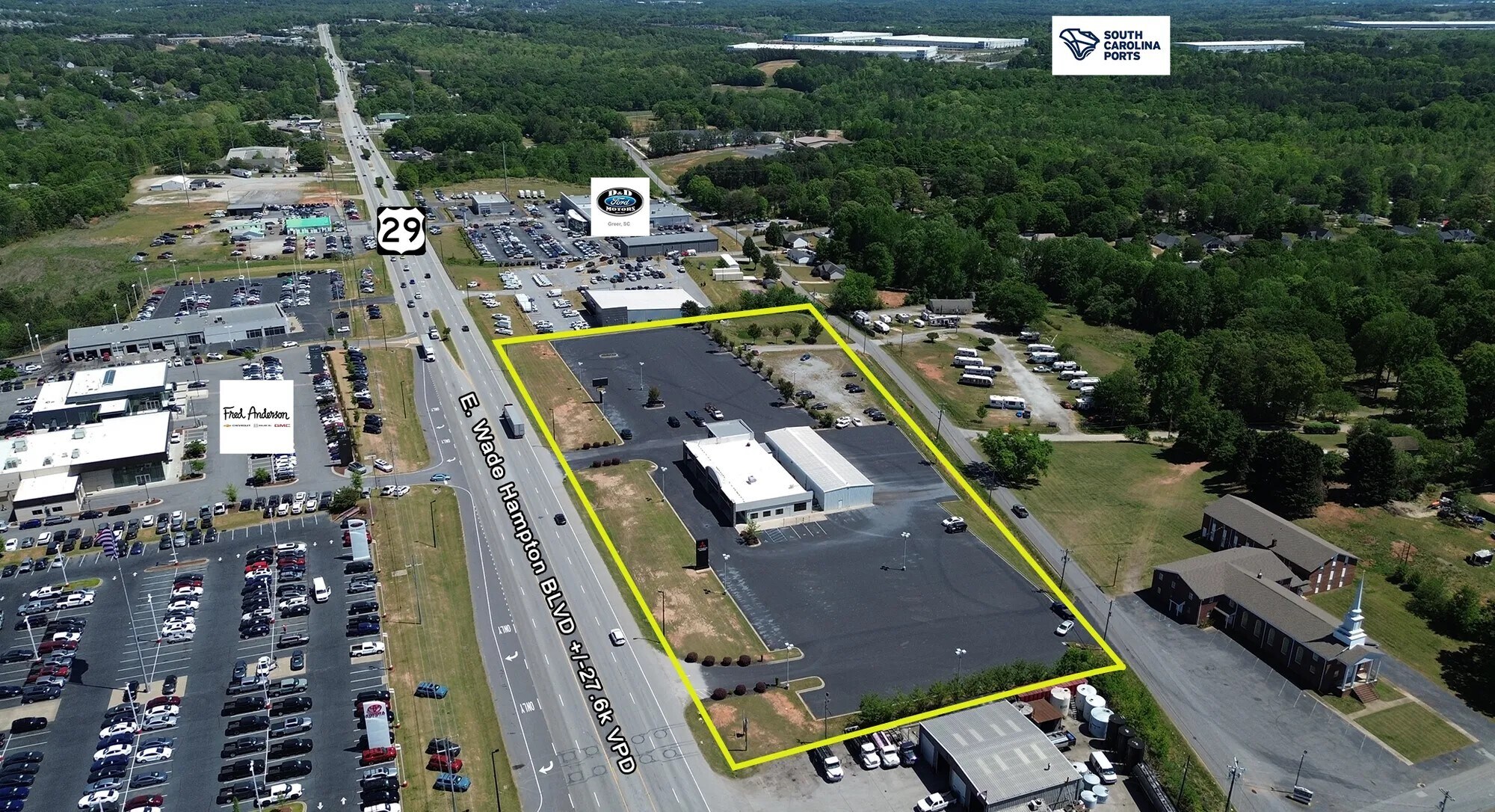 13755 E Wade Hampton Blvd, Greer, SC à vendre Photo du bâtiment- Image 1 de 35