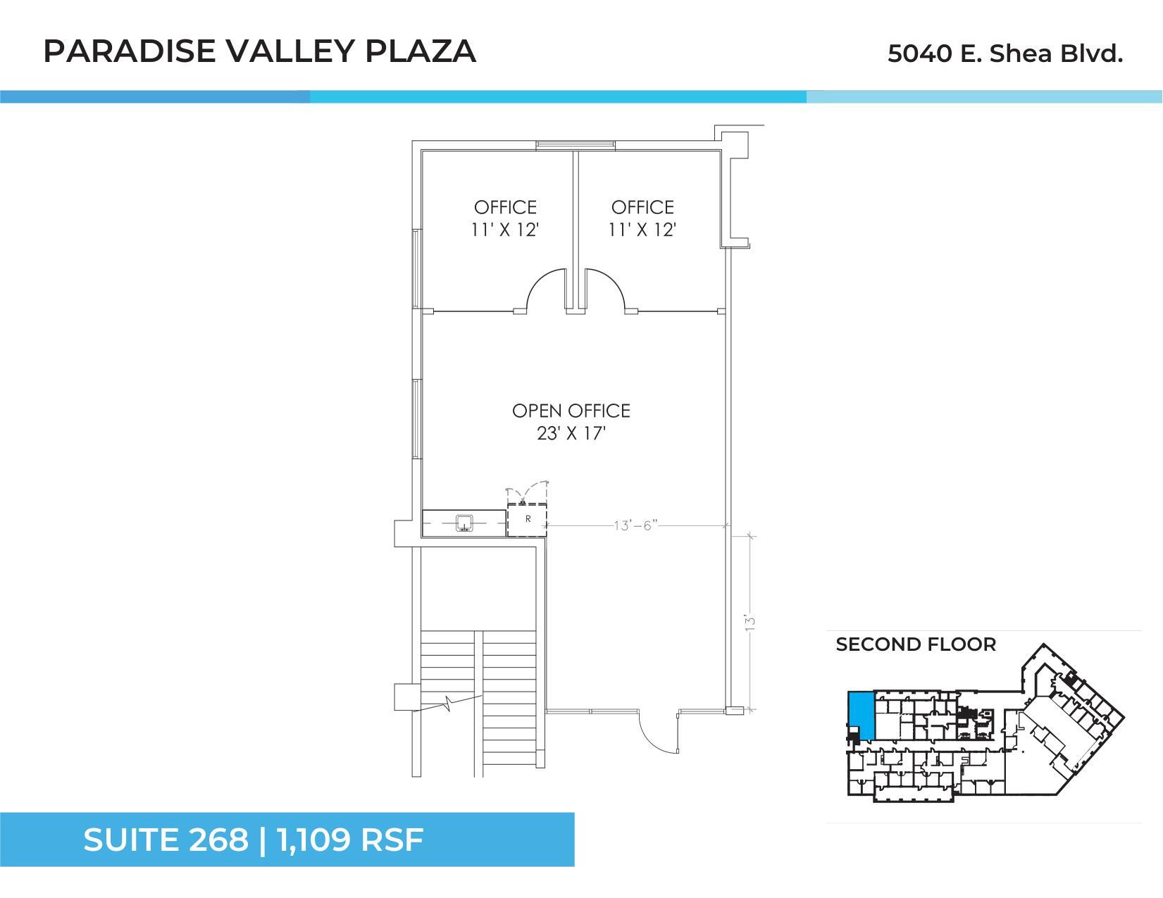 5010 E Shea Blvd, Scottsdale, AZ à louer Plan d’étage- Image 1 de 1