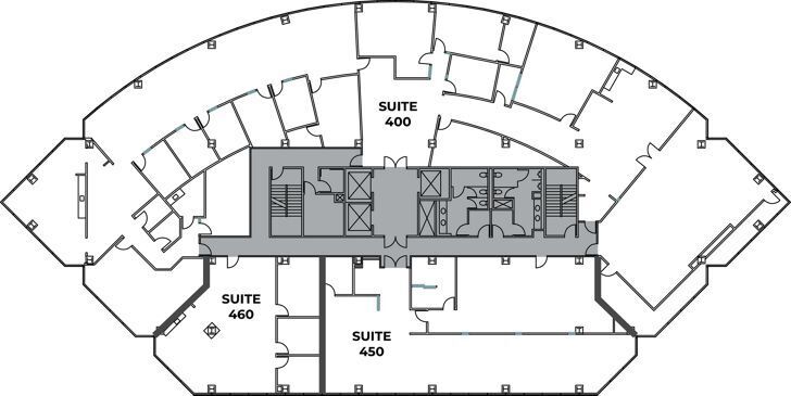 9255 Towne Centre Dr, San Diego, CA à louer Plan d’étage- Image 1 de 1