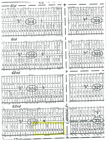 3700 W 63rd St, Chicago, IL à vendre - Plan cadastral - Image 2 de 6