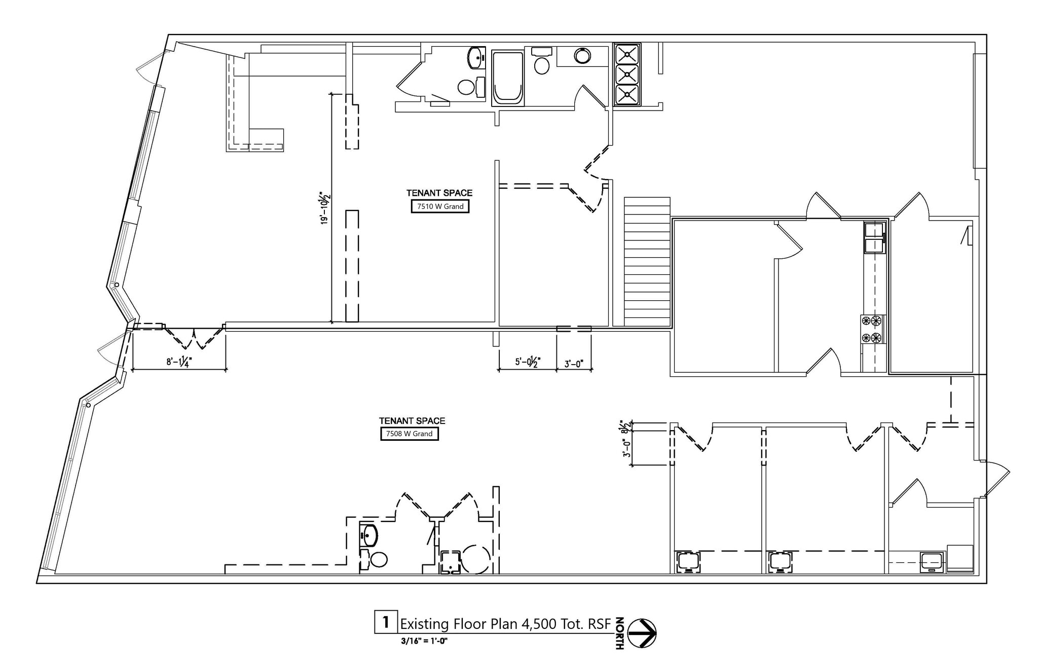 7508-7510 W Grand Ave, Elmwood Park, IL for lease Floor Plan- Image 1 of 1