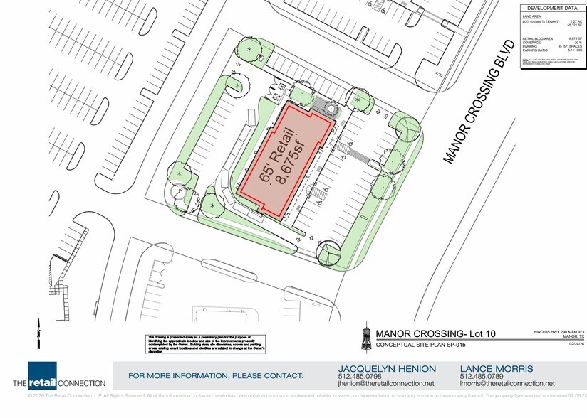 13040 Manor Crossing Blvd, Manor, TX for lease - Site Plan - Image 1 of 6