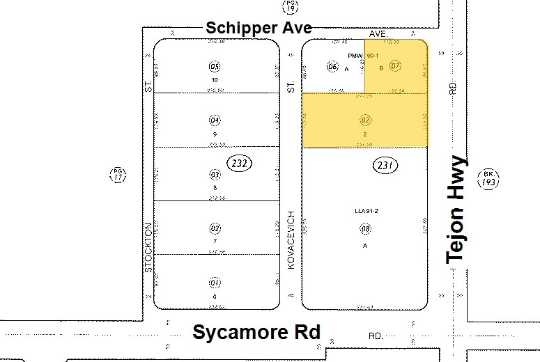 1061 S Derby St, Arvin, CA à vendre - Plan cadastral - Image 2 de 5