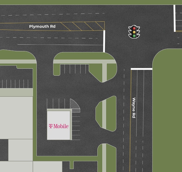 34901 Plymouth Rd, Livonia, MI for lease - Site Plan - Image 2 of 2