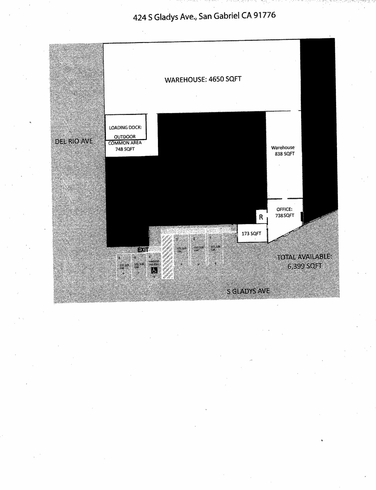 424 S Gladys Ave, San Gabriel, CA for lease Site Plan- Image 1 of 14