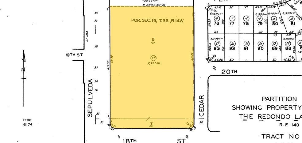 2000-2008 N Sepulveda Blvd, Manhattan Beach, CA for lease - Plat Map - Image 2 of 5