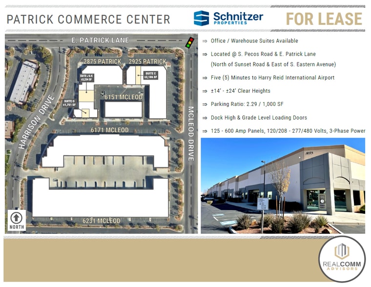 2875 E Patrick Ln, Las Vegas, NV for lease - Building Photo - Image 2 of 9